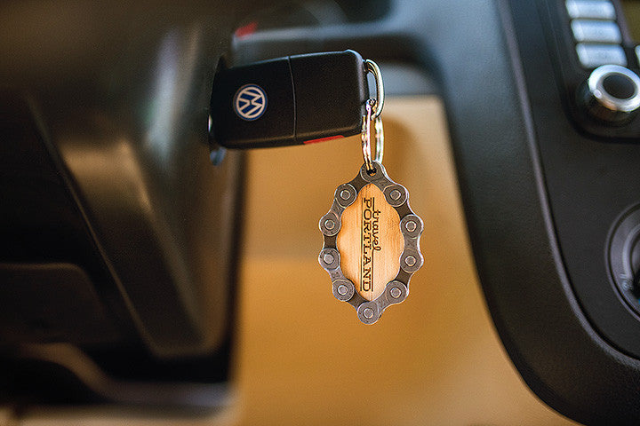 Bike Chain & Custom Engraving Bottle Opener - Eco Promotional Item